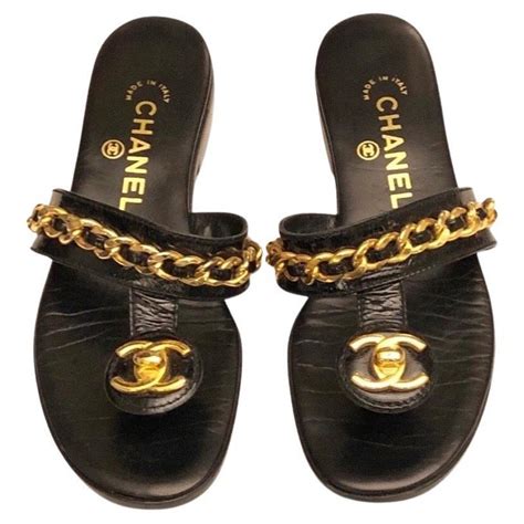 chanel chain sandals 2021